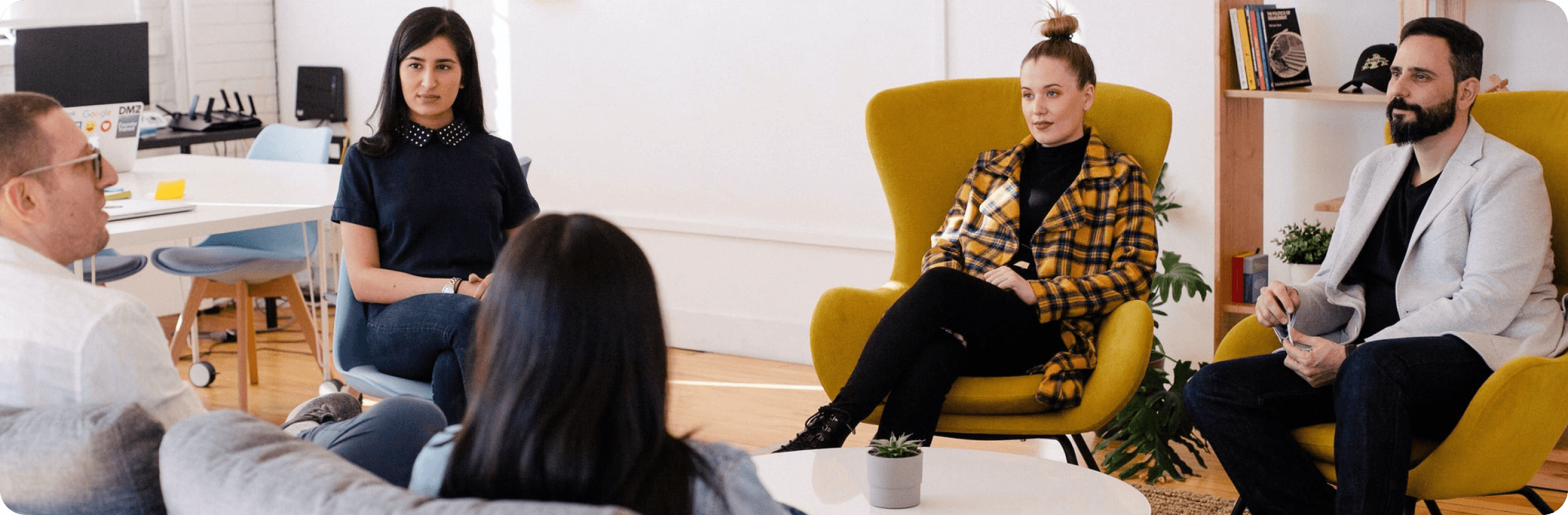 Équipe en réunion - opportunités